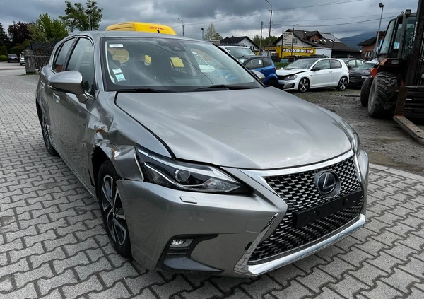 Lexus CT cena 63000 przebieg: 78360, rok produkcji 2019 z Tyszowce małe 277